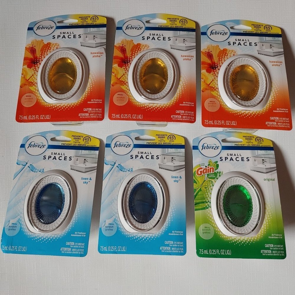 Febreze Small Spaces LOT of 6 BNIP